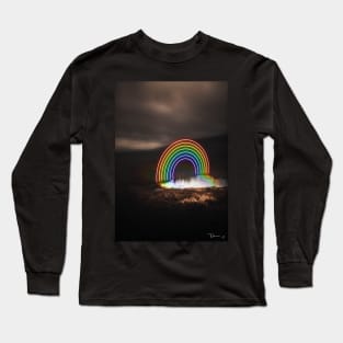 Neon Rainbow Long Sleeve T-Shirt